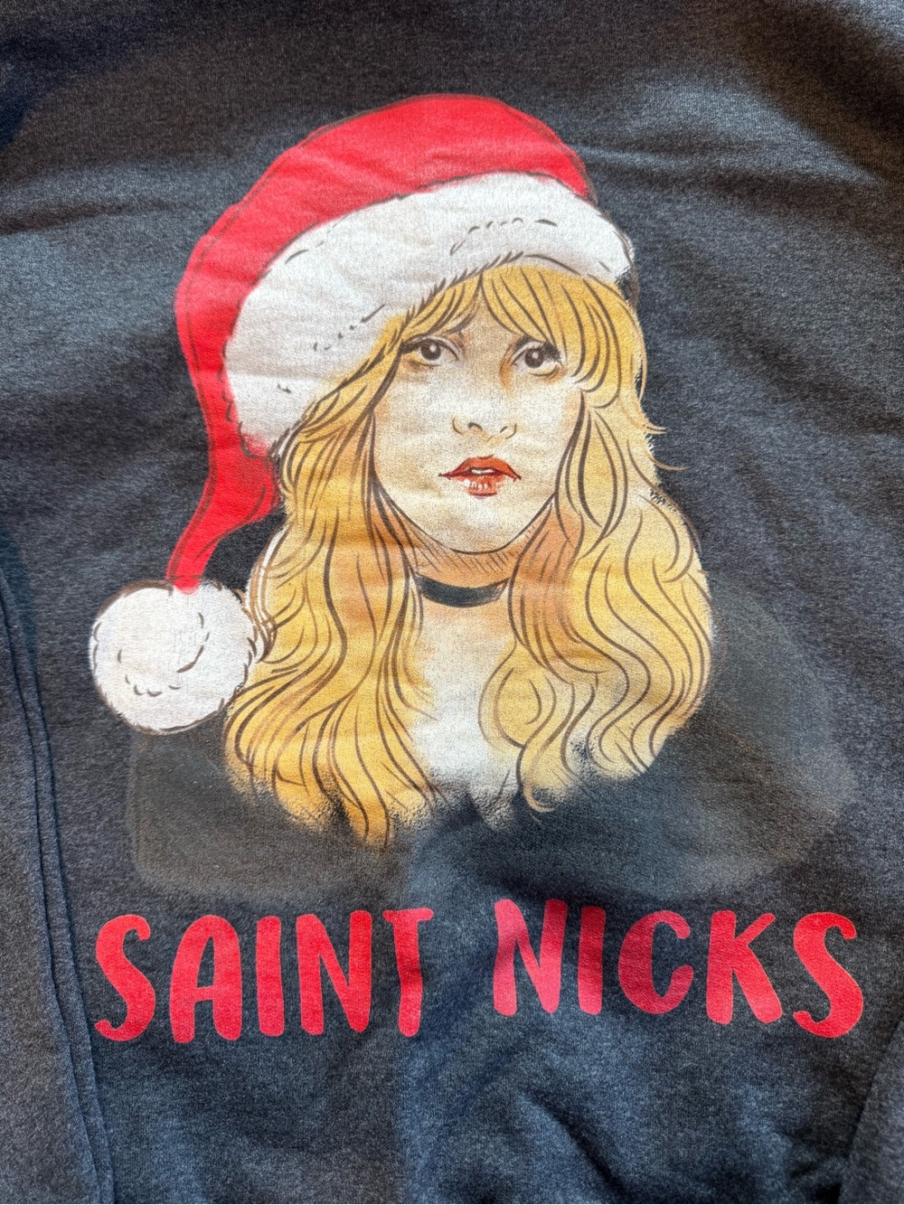 Stevie Nicks Saint Nicks Holiday Crewneck